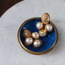 Marla ll • ハンドメイド　ヴィンテージネコピアス