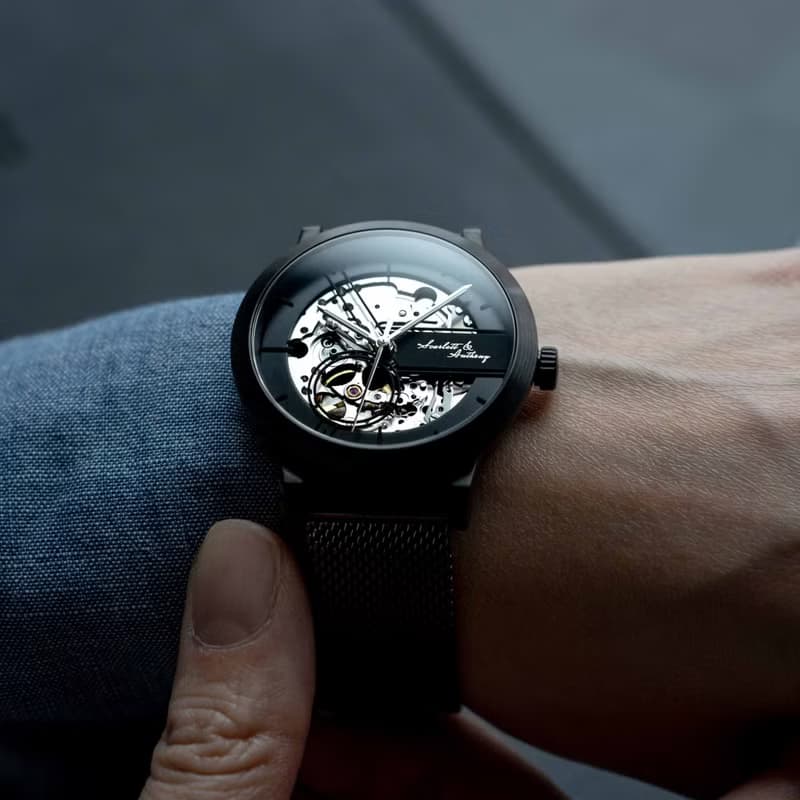 EONIQ 個性化機械錶- 情侶及閨蜜禮物. 人手裝篏. 免費刻字 38mm