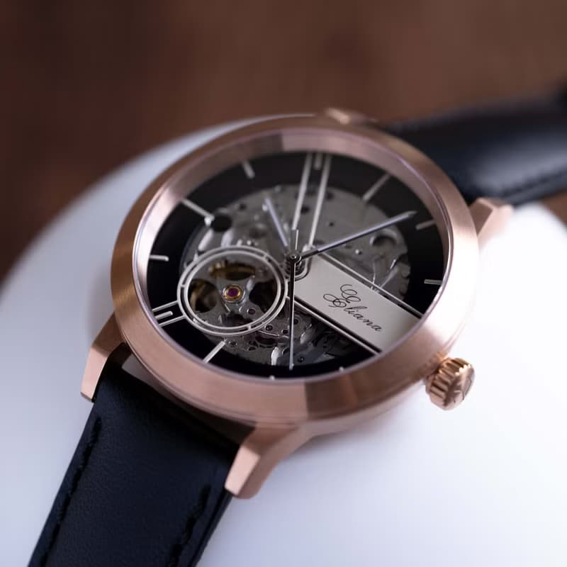 EONIQ 個性化機械錶- 情侶及閨蜜禮物. 人手裝篏. 免費刻字 38mm