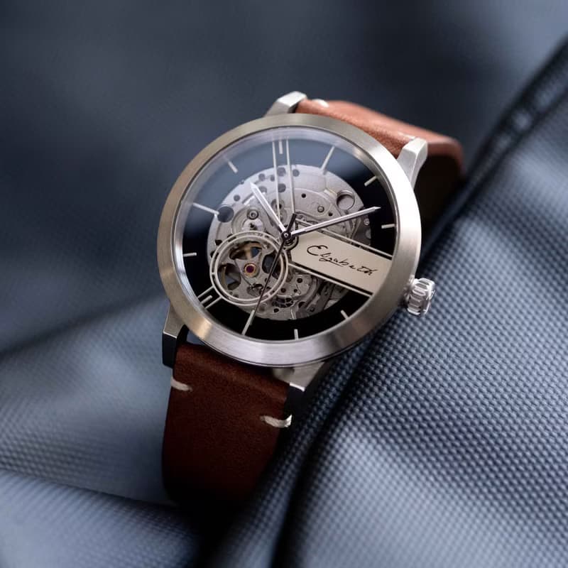 EONIQ 個性化機械錶- 情侶及閨蜜禮物. 人手裝篏. 免費刻字 38mm