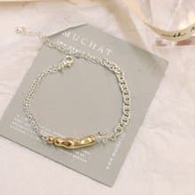 未來預判。MUCHAT手作14KGP幾何扭結金管手鍊