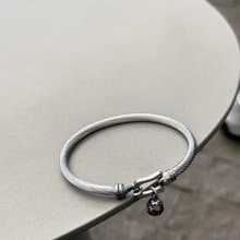 安心洗澡 鈦鋼馬蹄扣 胎毛手環