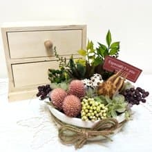  l 療癒小植栽 l *感恩*感謝*療癒*不凋花.恆星花.永生花*禮物*綠色*