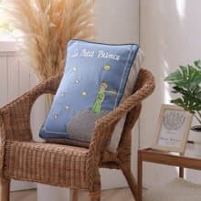 小王子 刺繡沙發抱枕 星空啟航 靠墊 靠枕 抱枕 沙發枕