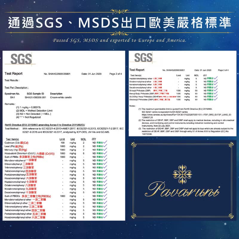 Pavaruni美國原創香氛蠟燭禮盒100種香味植物香氣香薰