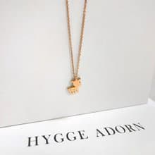 14K | 冬之小鹿_項鍊