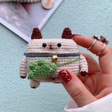 貓咪耳機套原創手工鉤織耳機套蘋果無線耳機AirPods Pro