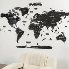 Tuana Color- Wooden World Map-Wall Decoration for Homes and Offices