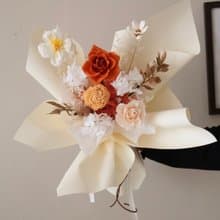 情人節玫瑰花束 陽光橙色 擴香花束 生日 週年禮物