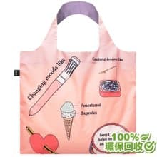LOQI 環保材質購物袋-少女心(無扣帶、無暗袋)