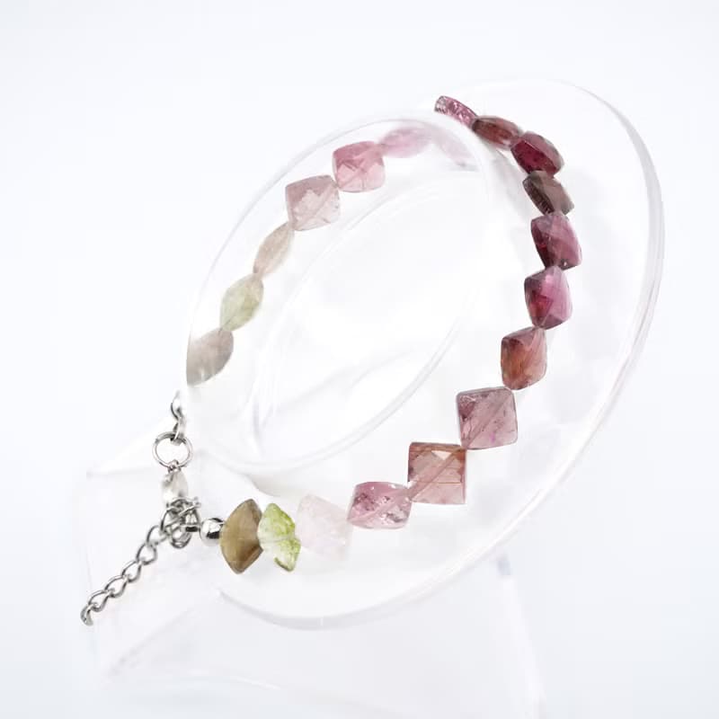 寶麗金珠寶-天然彩色碧璽手鍊