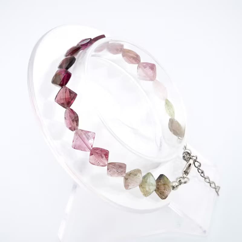 寶麗金珠寶-天然彩色碧璽手鍊