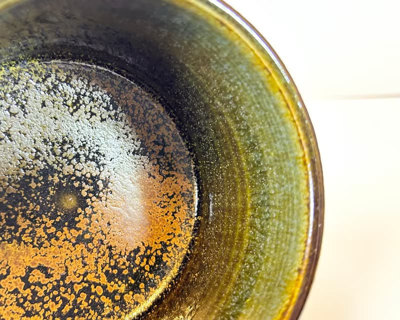 藏菁ㅣ還原燒鐵結晶茶碗