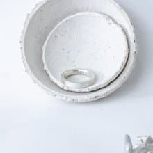 純銀素面質感戒指