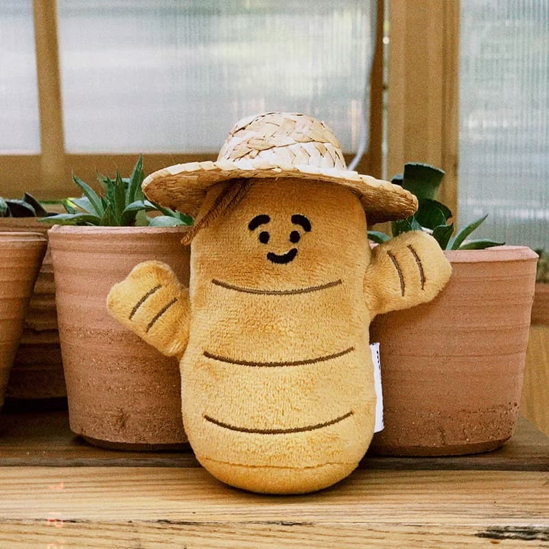 雨過山原創精品生薑毛絨掛件可愛防禿鑰匙扣搞怪背包掛飾玩偶禮物