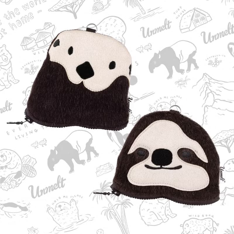 樹懶造型 鑰匙卡片收納包/零錢包