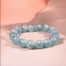 飄藍花翡翠手珠手鍊 | 天然緬甸玉A貨翡翠 |  送禮
