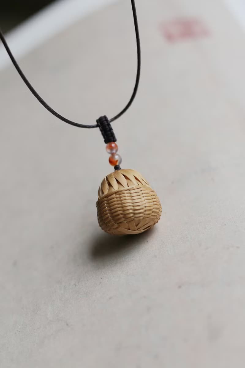 原創竹編飾品 | 竹編鈴鐺 項鏈 竹報平安 | 超小精緻 | 一物一圖