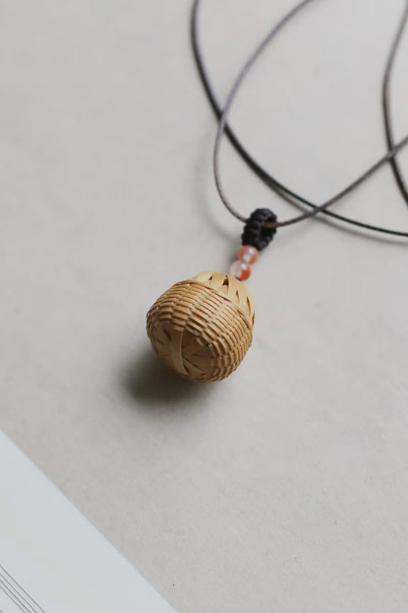 原創竹編飾品 | 竹編鈴鐺 項鏈 竹報平安 | 超小精緻 | 一物一圖