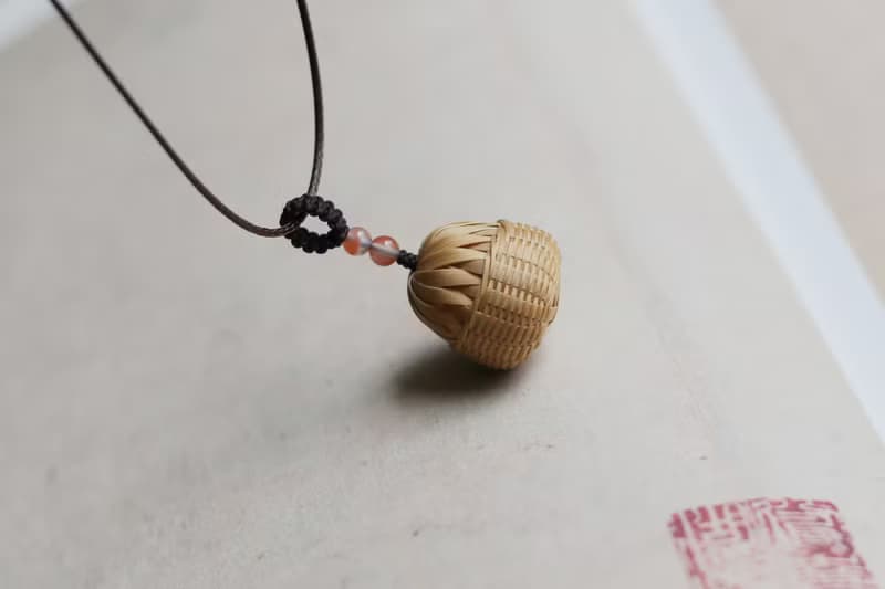 原創竹編飾品 | 竹編鈴鐺 項鏈 竹報平安 | 超小精緻 | 一物一圖