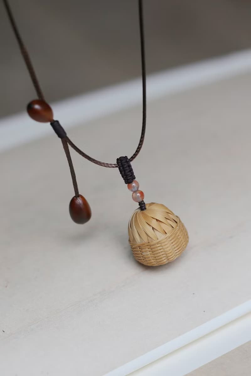 原創竹編飾品 | 竹編鈴鐺 項鏈 竹報平安 | 超小精緻 | 一物一圖