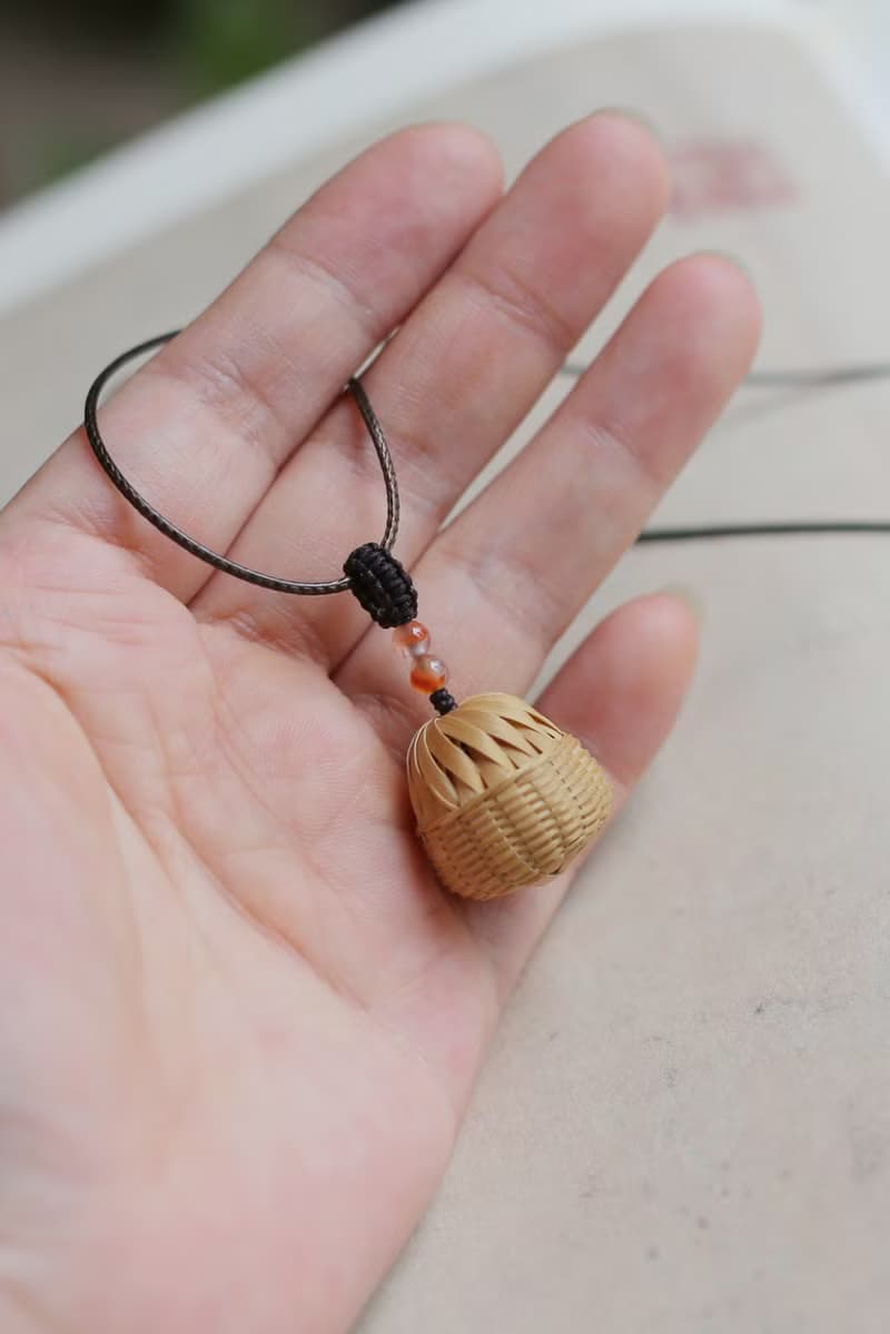 原創竹編飾品 | 竹編鈴鐺 項鏈 竹報平安 | 超小精緻 | 一物一圖