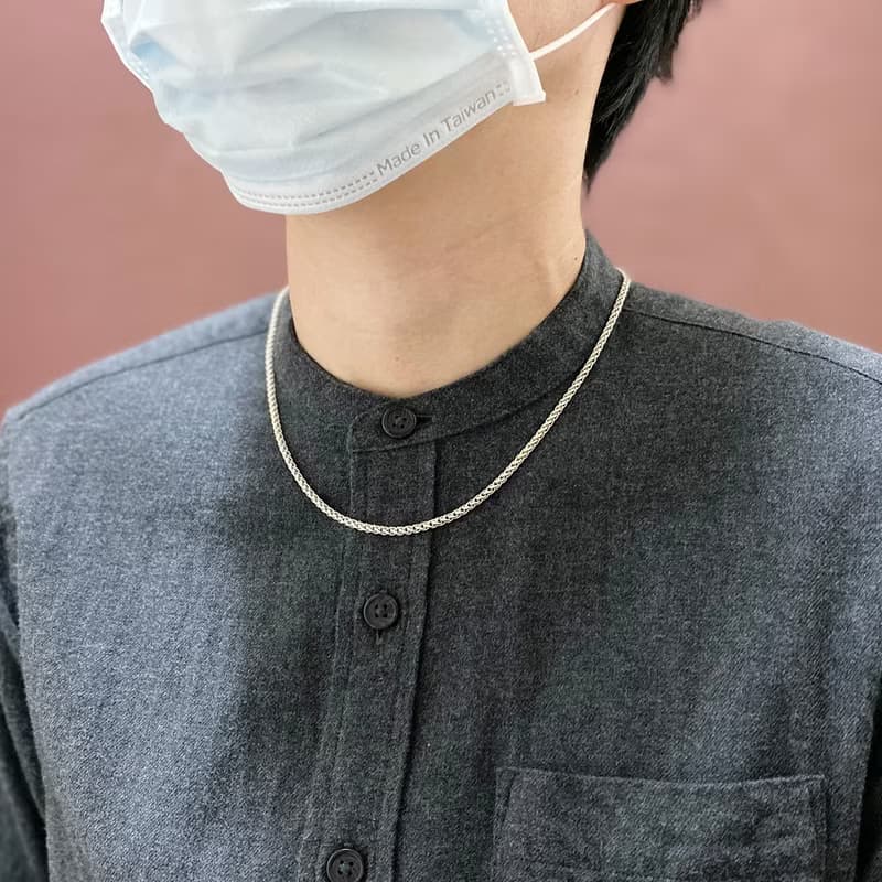 文武鍊單鍊(鍊粗3mm) 925純銀