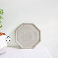 經典灰•圓形 / 大八角形水泥底盤