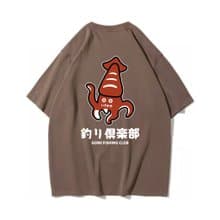 SQUID 魷魚 中性短袖T恤 8色男女同款 釣魚俱樂部
