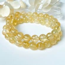 藍針黃水晶手串||藍針水晶/水晶/手串/手鍊