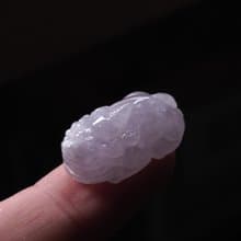 【招財神獸】冰種紫羅蘭翡翠貔貅 | 天然緬甸玉A貨翡翠 | 送禮