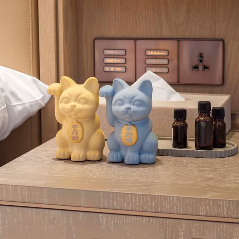 |woohuang | 水泥材質 | 超可愛五吋高( 12.5公分) 彩色招財貓