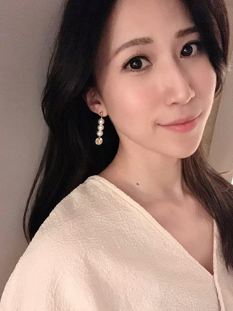 高質感氣質輕奢華垂墜珍珠耳飾_Mermaids tears