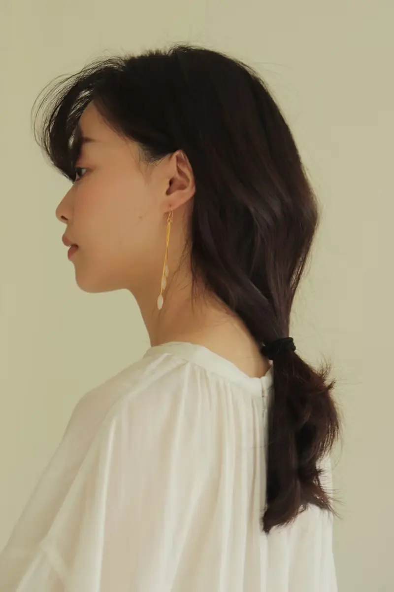 心裏的金藤蔓 耳環 / 耳夾可 樹脂 飾品 氣質 婚禮飾品