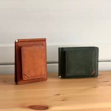 日本製【MARGOT 紙鈔夾皮夾】鈔票夾 盒型零錢包 革職人 錢夾