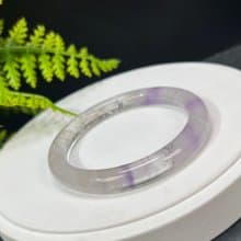 超七紫水晶手镯 59MM 冰透星光彩虹閃片 飄紫超級能量七水晶 脈輪