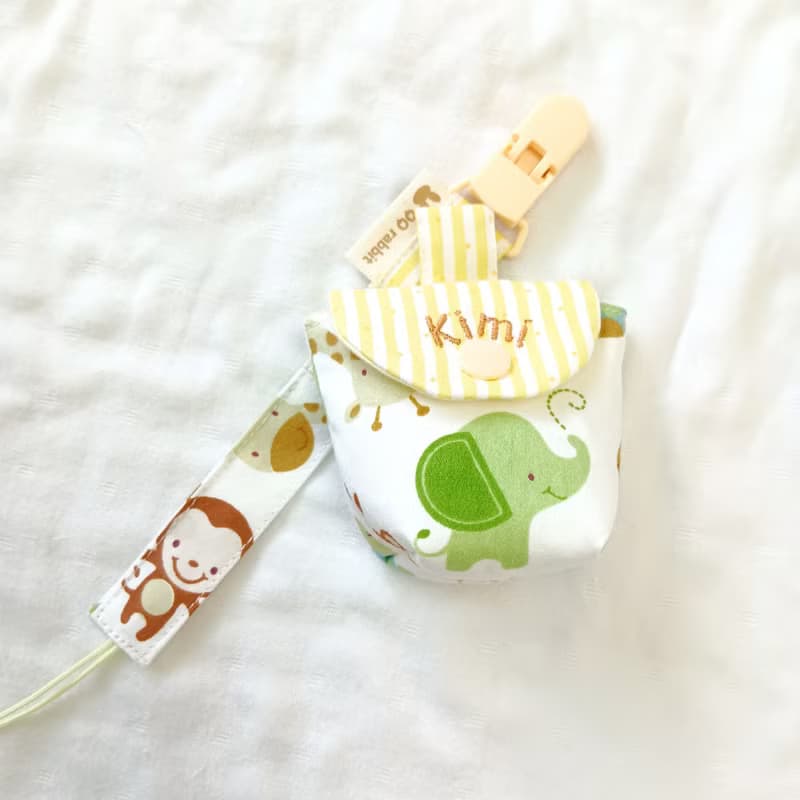 可繡名字。森林好朋友。手工訂製6件彌月組。可單買