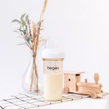 hegen 金色奇蹟PPSU多功能方圓型寬口奶瓶 (單入)-330ml