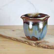 【送禮好物】340ml 天目釉 柴燒茶海 公道杯 鶯歌葉敏祥手作
