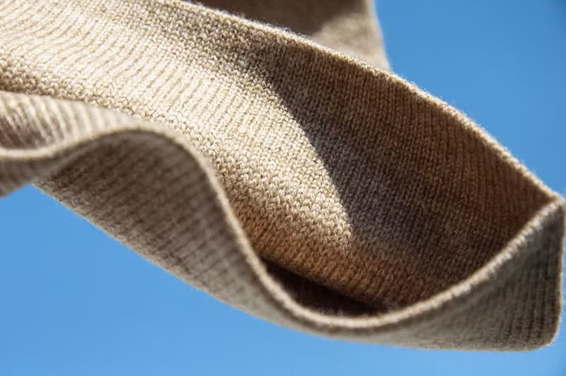 喀什米爾Cashmere針織羊絨帽 手工編織毛線帽 山羊絨編織帽-拿鐵