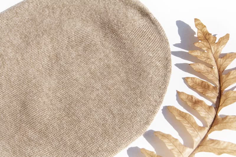 喀什米爾Cashmere針織羊絨帽 手工編織毛線帽 山羊絨編織帽-拿鐵