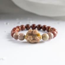 阿拉善瑪瑙兔子手環- 給祈願平安與好運的你- 幸福 希望 生命力