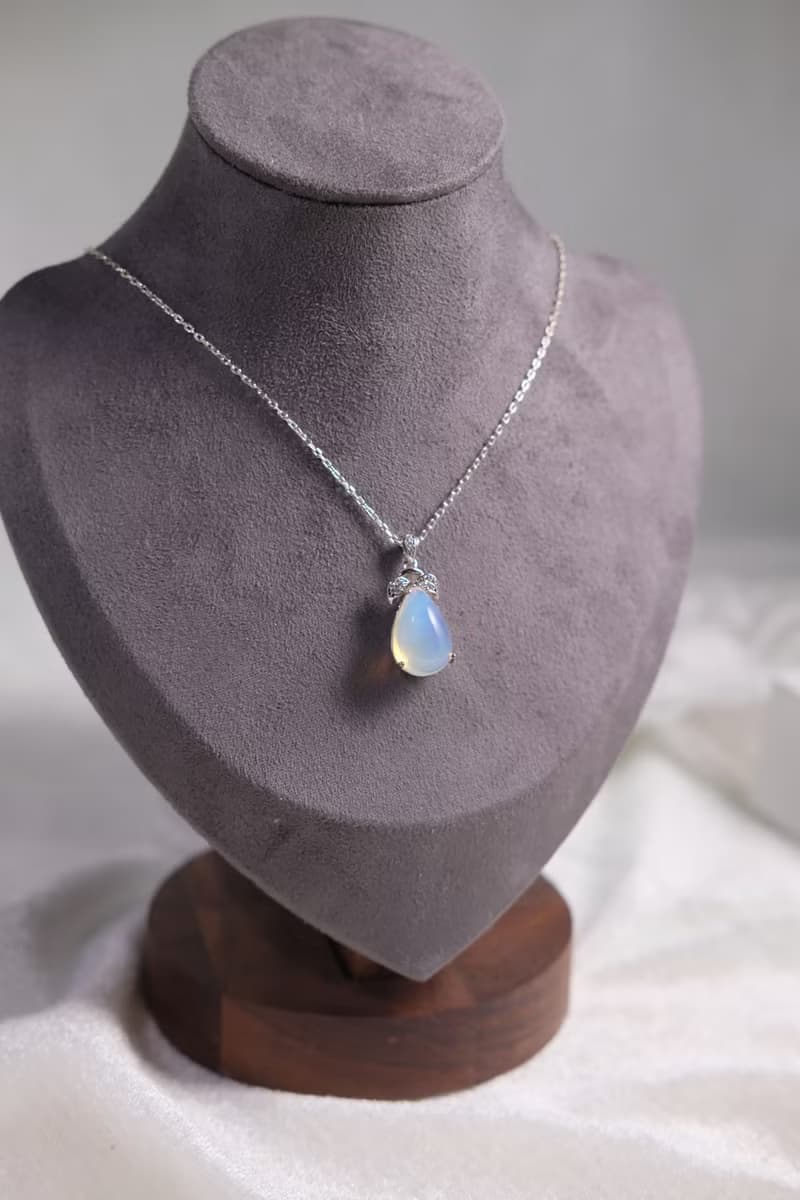 天然寶石 天然彩虹極光蛋白石 5.84克拉 925純銀訂製 歐泊 opal