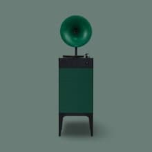【品味之選】梵尼詩 黑膠音響 內建擴大機 藍牙 Hi-Fi級音質 綠