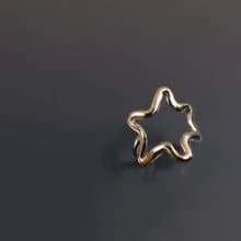 抽象系列-不規則多角形線條925銀戒(大)