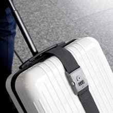 BON VOYAGE   2寸 TSA 特韌尼龍行李帶 - 黑色