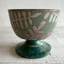 葉串冰淇淋高腳杯冰品碗_陶瓷餐碗