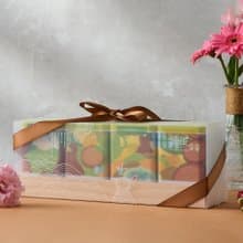 R2【無藏】端午公益 阿里山茶4入精美木盒禮-甜潤相投(1綠茶+3烏