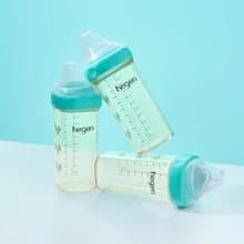 【hegen】 x Selina 聯名款PPSU多功能寬口奶瓶330ml 誕藍