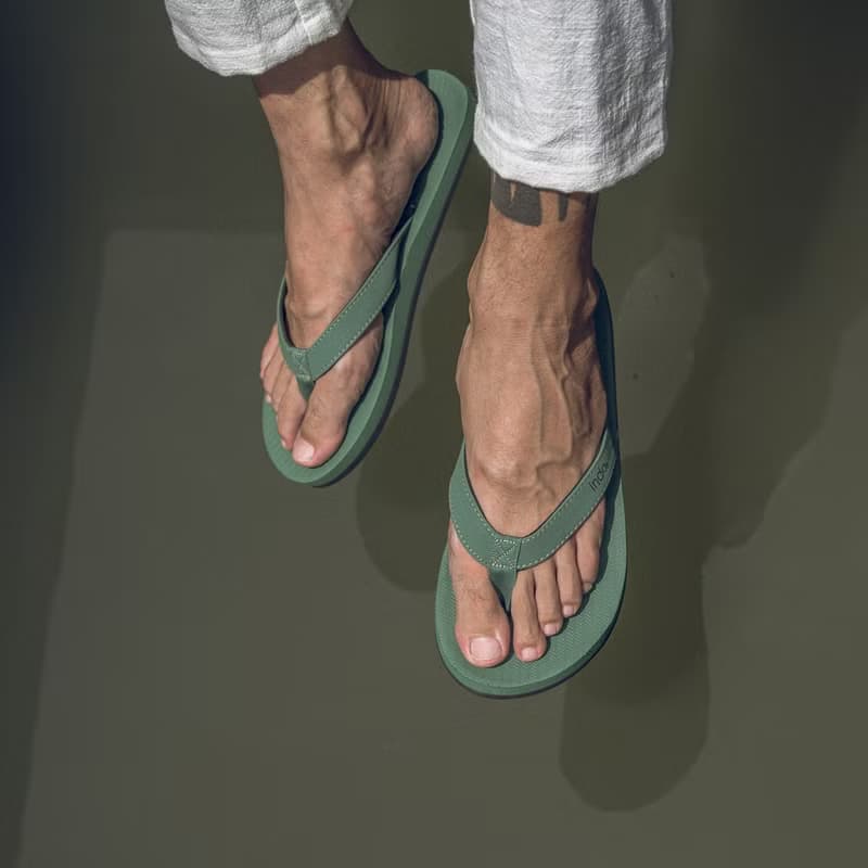 indosole 環保拖鞋 經典款 森林綠 男